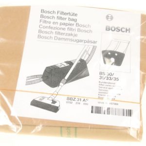 BOSCH/SIEMENS 00457289 Staubsaugerbeutel Filterbeutel BOSCH BBZ31AF Papier für Bodenstaubsauger 6Stk